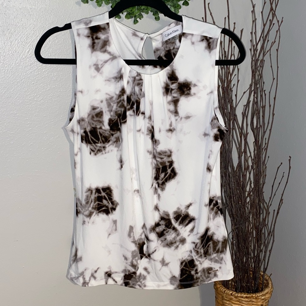 Calvin Klein sleeveless blouse